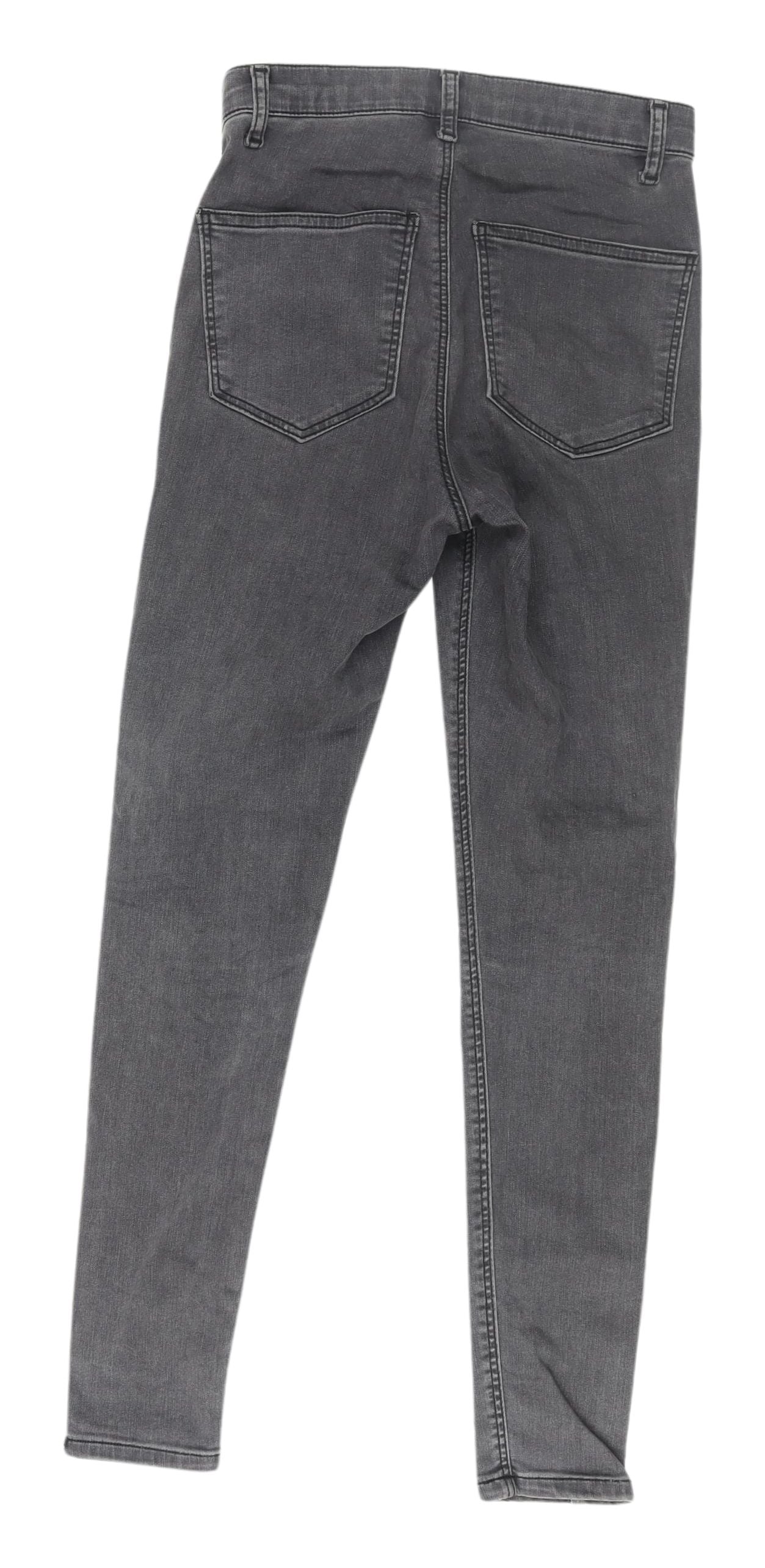 Topshop Women's Grey Skinny Jeans W28 L30
