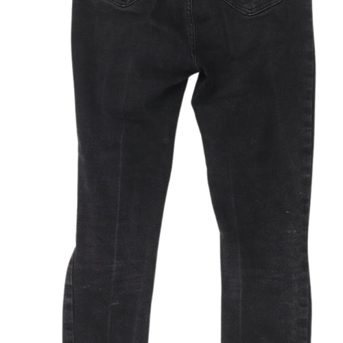 New Look Black Distressed Skinny Jeans, Size 8