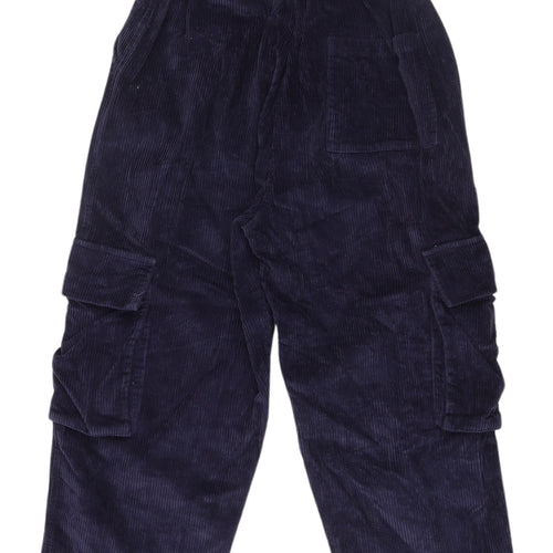 ASOS Women's Black Cargo Trousers S Corduroy