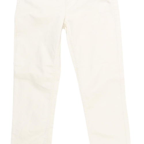 Dunnes Stores Women's Ivory Straight Jeans Size 8