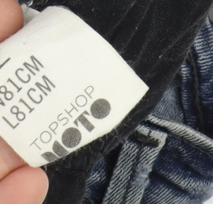 Topshop Women's Blue Skinny Jeans, Size 32