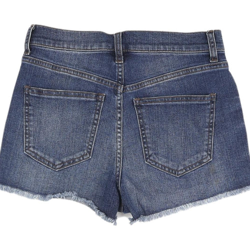 Refuge Women's Blue Denim Cut-Off Shorts Size 4