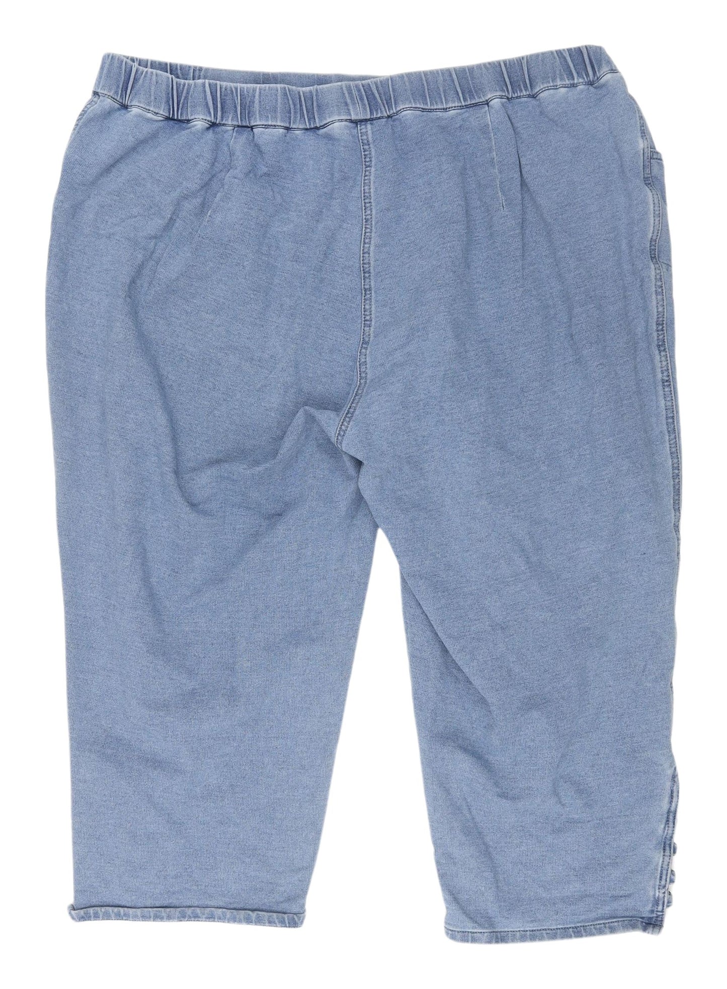 Quacker Factory Blue Cropped Jeans 2XL Women's Casual