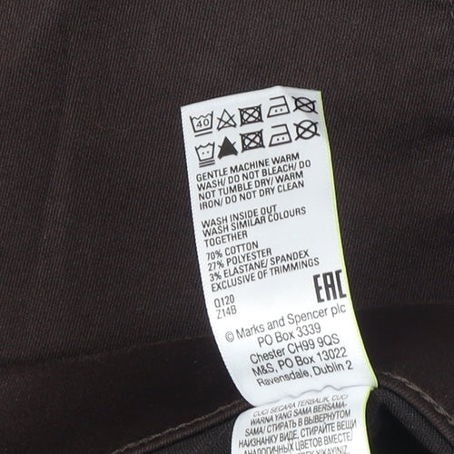 Marks and Spencer Brown Slim Jeggings, Size 16