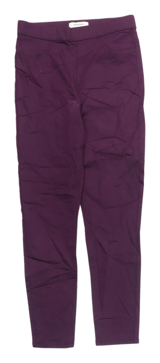 Marks and Spencer Purple Jeggings for Women Size 10