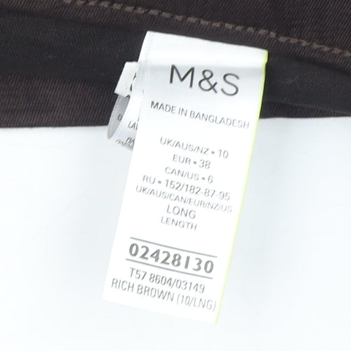 Marks and Spencer Brown Jeggings, Size 10, Women's Jeans