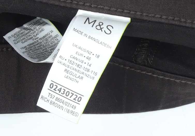 Marks and Spencer Women's Brown Jegging Jeans Size 18