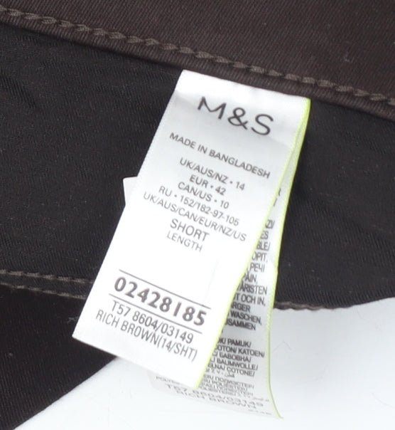 Marks and Spencer Brown Skinny Jeans Women Size 14