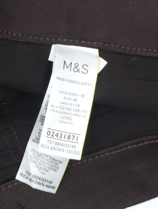 Marks and Spencer Women's Brown Jegging - Size 18