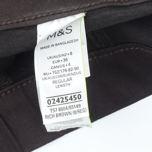 Marks and Spencer Women's Brown Ankle-Length Jeans