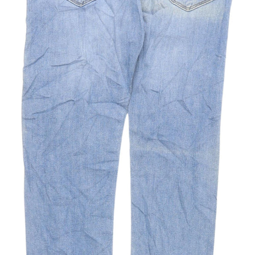 Marks and Spencer Men's Blue Skinny Jeans, 30 Waist