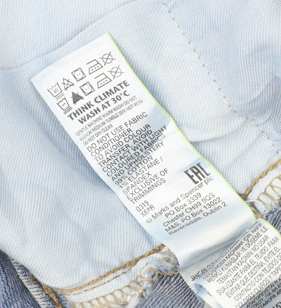 Marks and Spencer Men's Blue Skinny Jeans, 30 Waist