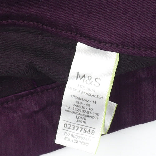 Marks and Spencer Women’s Purple Jegging Size 14