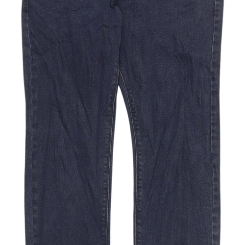Marks and Spencer Men's Blue Slim Straight Jeans New 30R