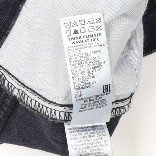 Marks and Spencer Men's Blue Slim Straight Jeans New 30R