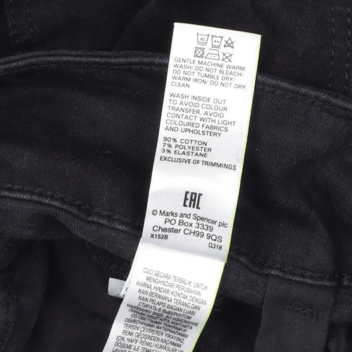 Marks and Spencer Women’s Black Regular Jeans UK 8