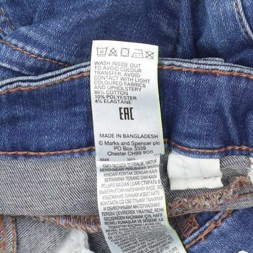 Marks and Spencer Women's Blue Skinny Jeans Size 6