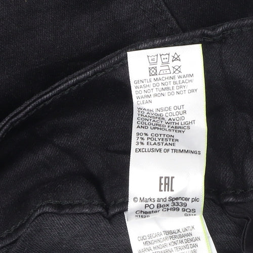 Marks and Spencer Women's Black Straight Jeans