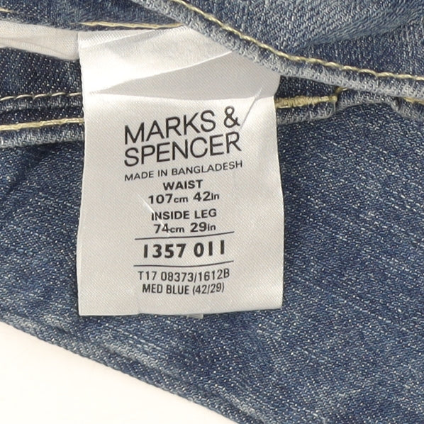 Marks and Spencer Men's Blue Denim Jeans Size 42