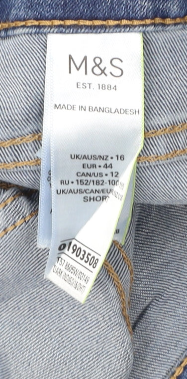 Marks and Spencer Women's Blue Skinny Jeans Size 16