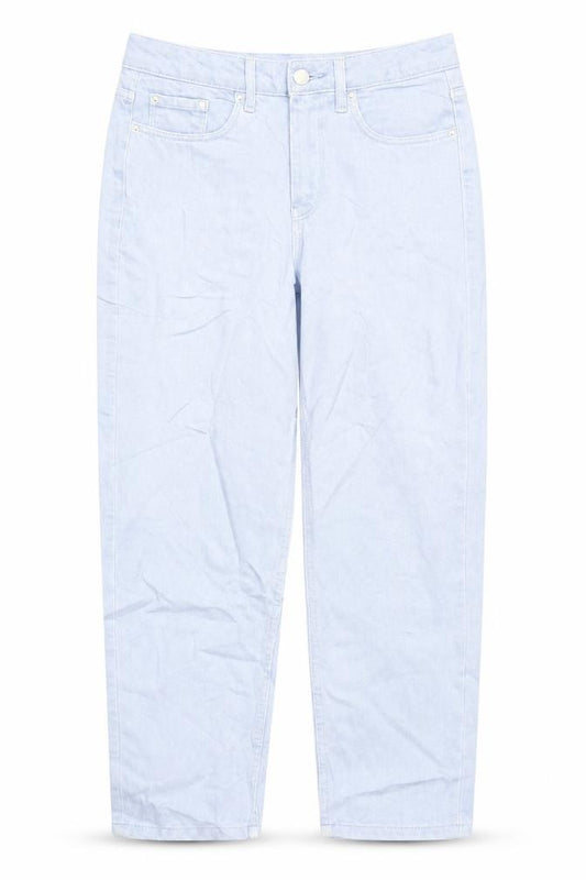 Front view of Marks & Spencer Women's Blue Mom Jeans, size 8