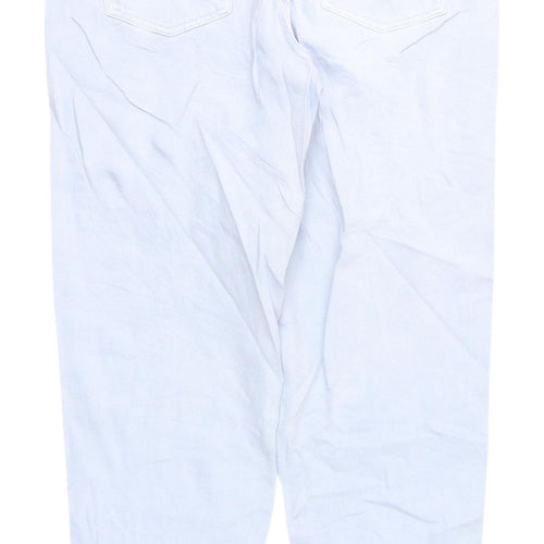 Marks and Spencer Women's Blue Mom Jeans Size 8
