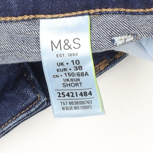 Marks and Spencer Women's Blue Straight Jeans Size 10