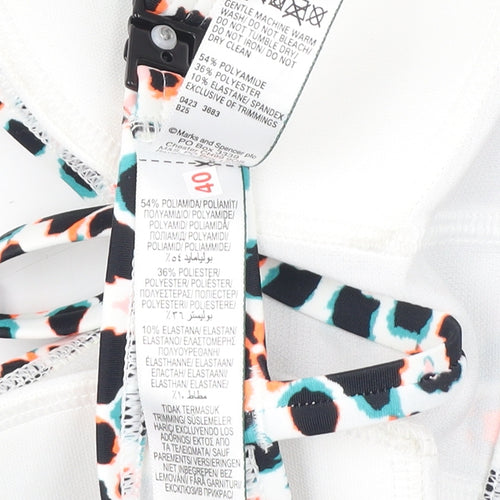 Marks and Spencer Women's Multicoloured Animal Print Bralette Top