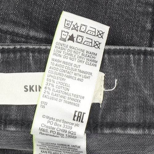 Marks and Spencer Women's Black Skinny Jeans Size 12