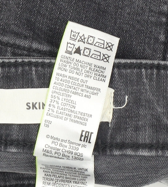 Marks and Spencer Women's Black Skinny Jeans Size 12