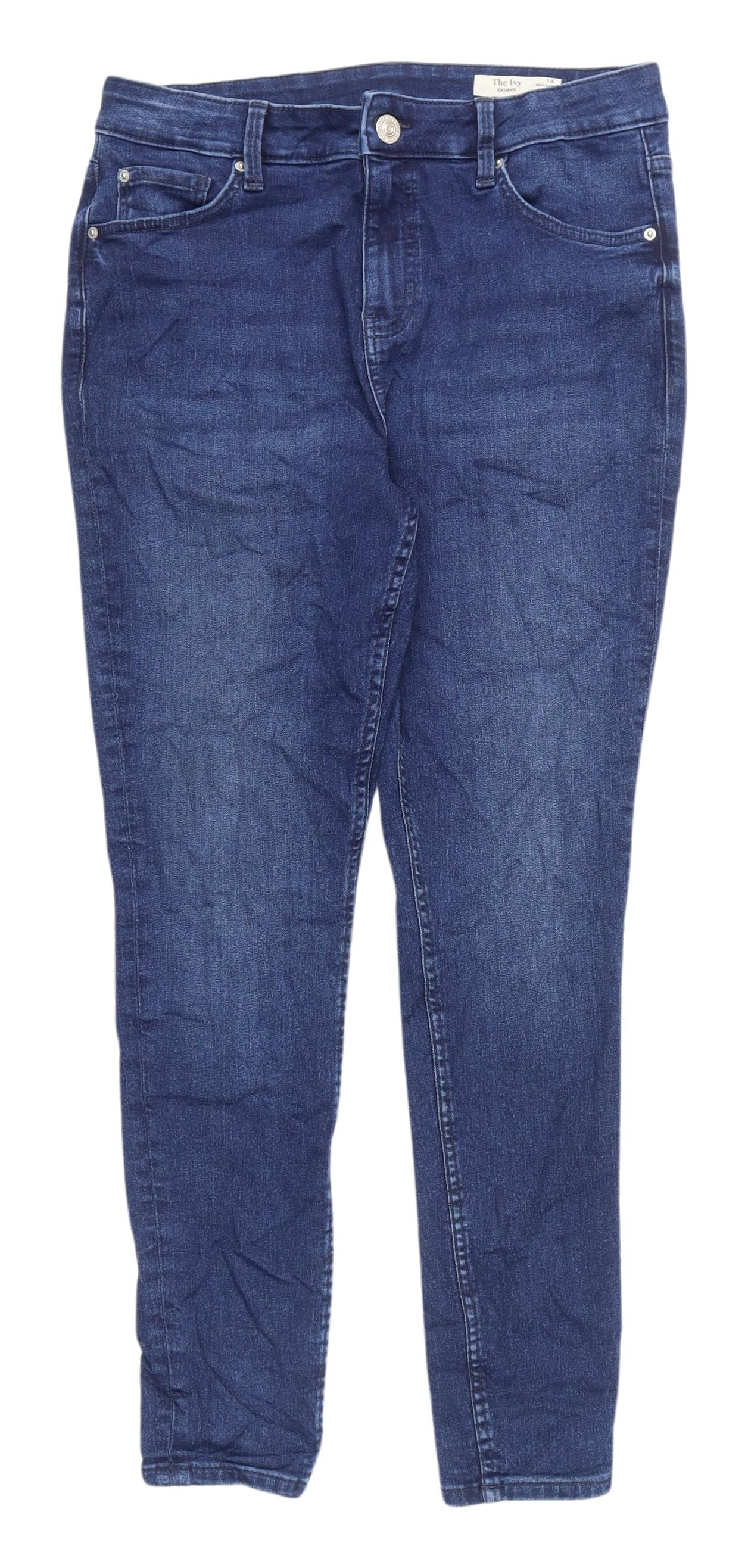 Marks and Spencer Women's Blue Skinny Jeans Size 14