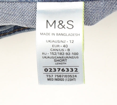 Marks and Spencer Bootcut Jeans Blue UK 12