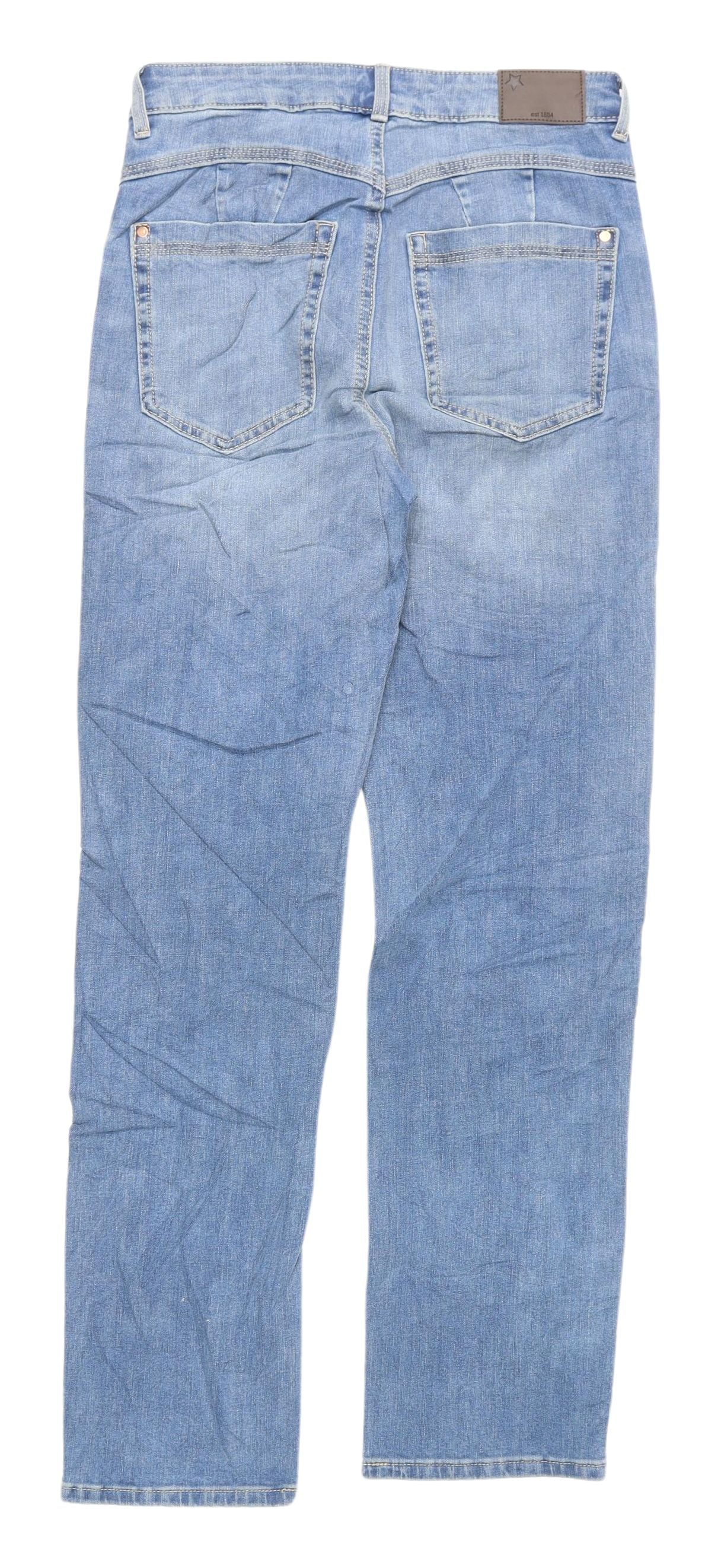 Marks & Spencer Women's Blue Straight Jeans Size 8