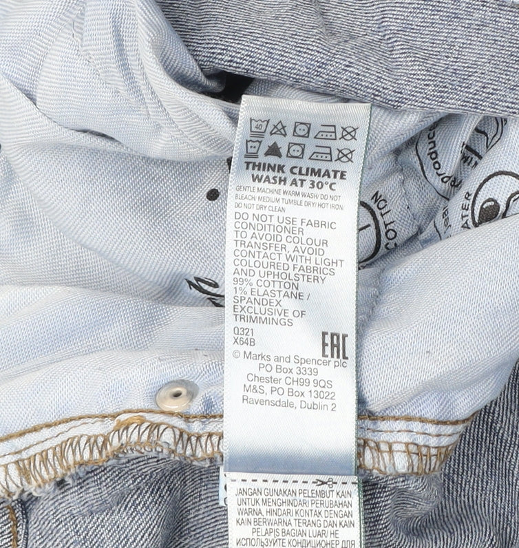 Marks and Spencer Men's Blue Slim Jeans 36