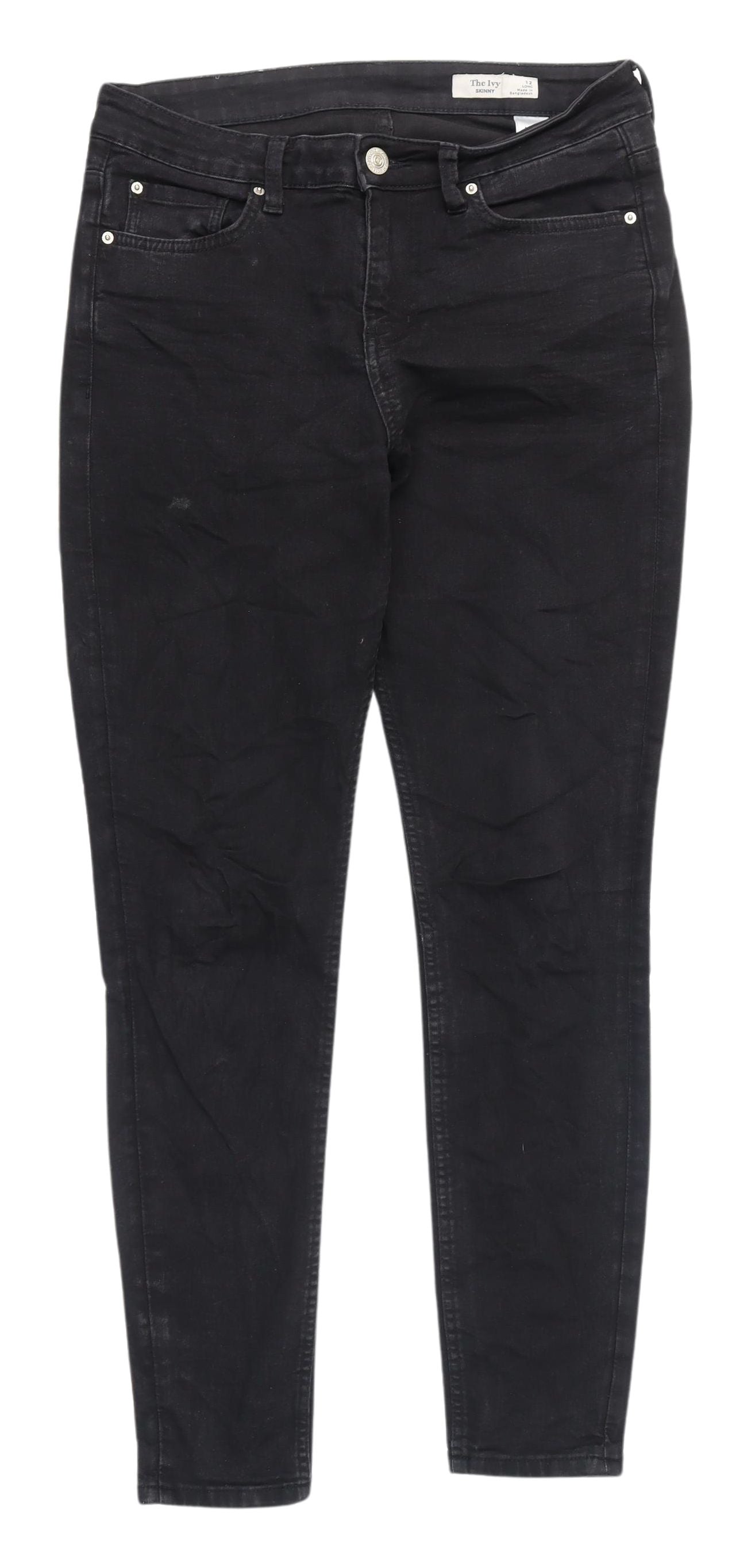 Marks and Spencer Women’s Black Skinny Jeans - Size 12