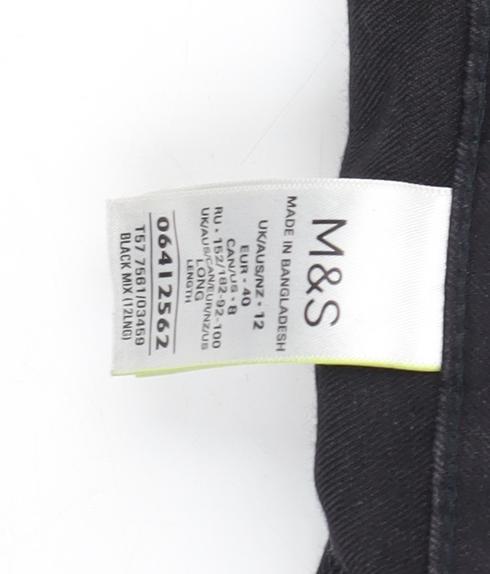 Marks and Spencer Women’s Black Skinny Jeans - Size 12