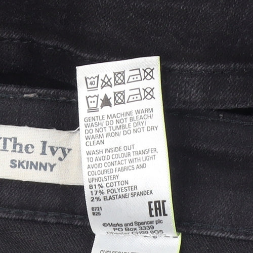 Marks and Spencer Women’s Black Skinny Jeans - Size 12