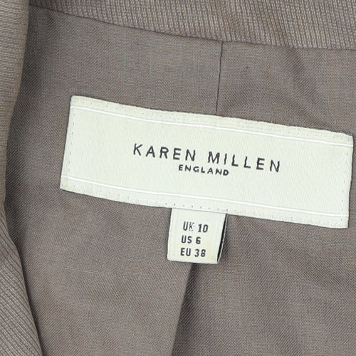 Karen Millen Women's Brown Blazer Size 10