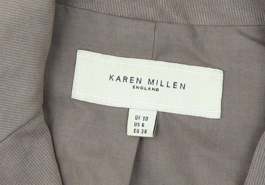 Karen Millen Women's Brown Blazer Size 10