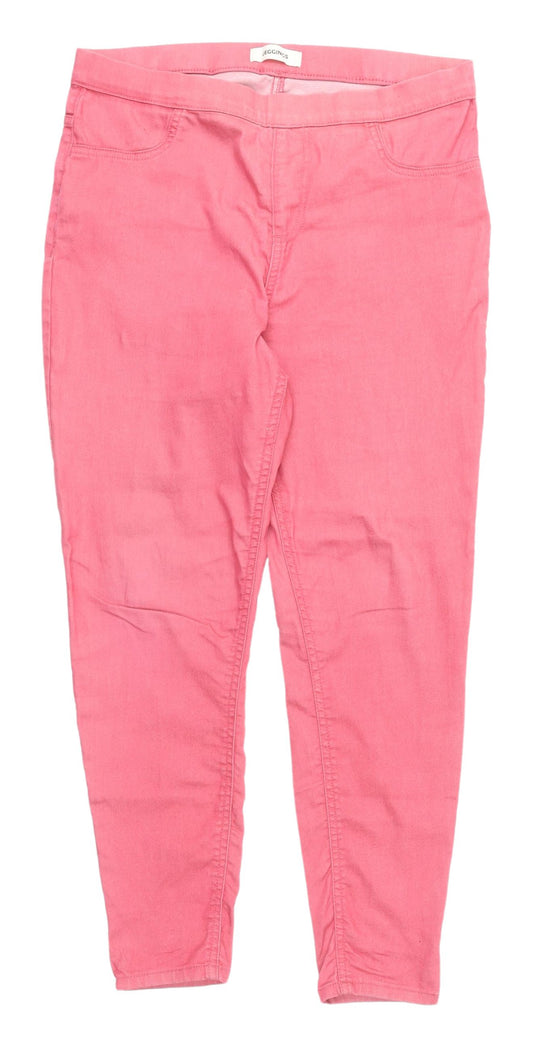 Marks and Spencer Women Pink Jegging Size 14 Stretch