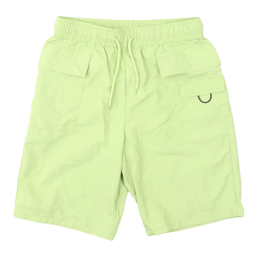 ASOS Men's Green Cargo Shorts M with Drawstring