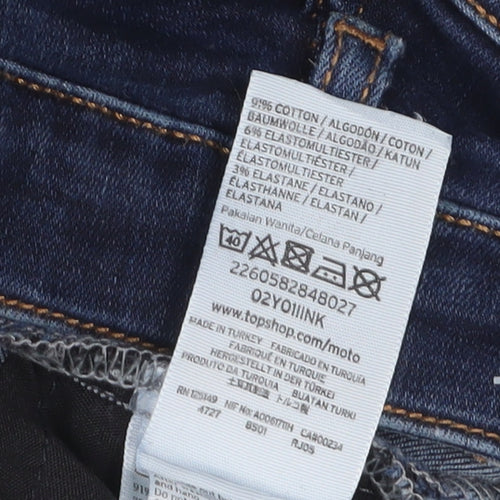 Topshop Women's Blue Skinny Jeans Size 25