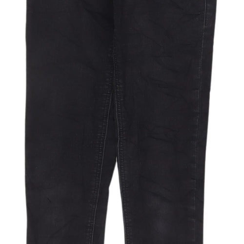 Topshop Women's Black Skinny Jeans, Size 8, Long Length