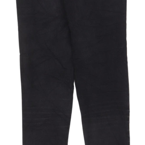 Topshop Women's Black Skinny Jeans, Size 8, Long Length