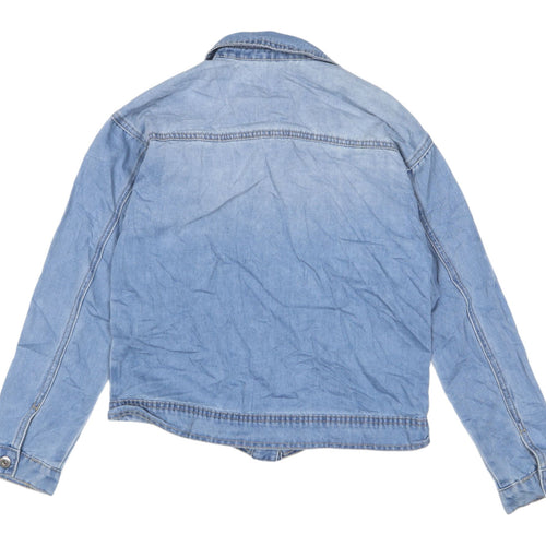 George Girls Blue Sequin Denim Jacket 12-13 Years