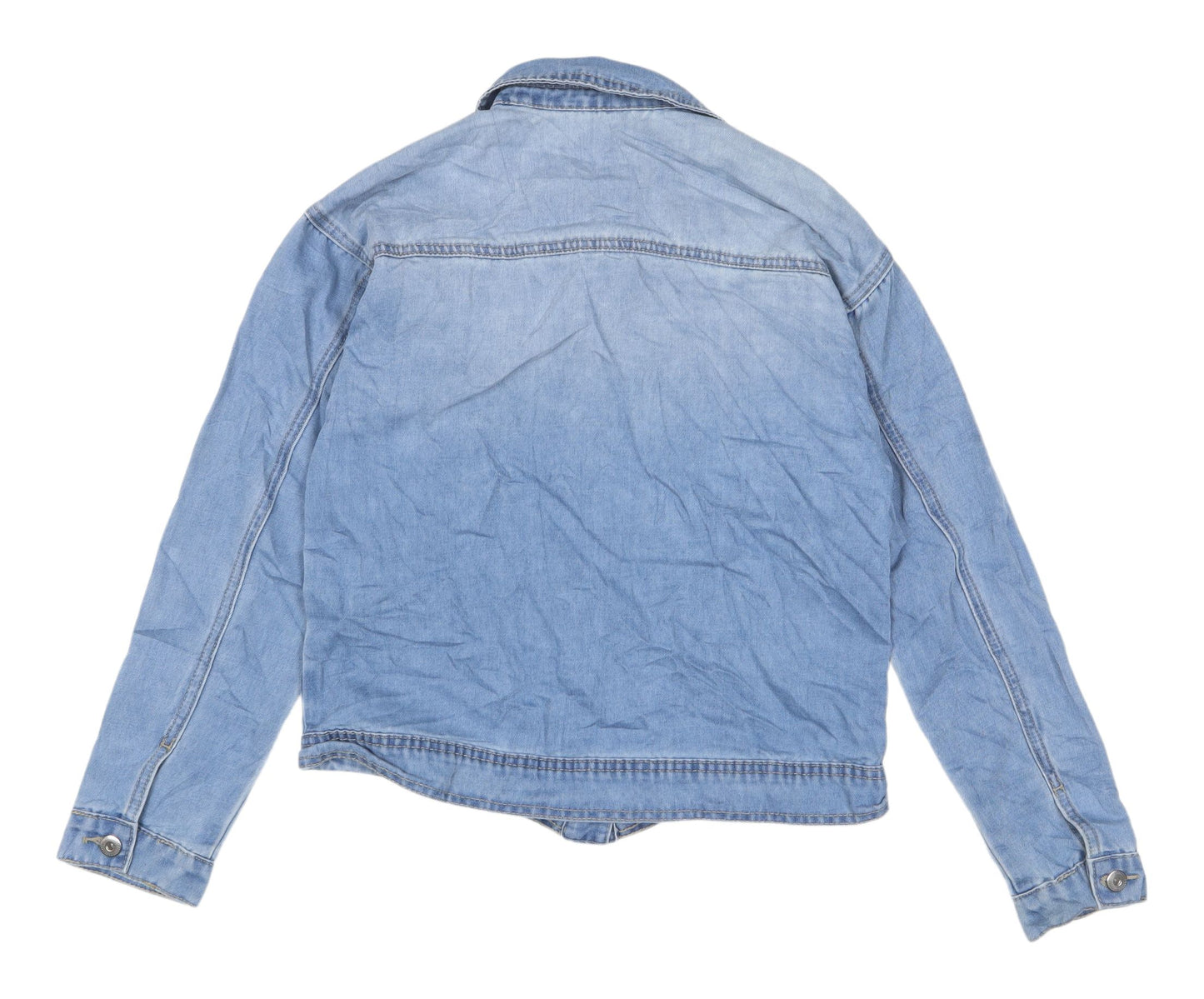 George Girls Blue Sequin Denim Jacket 12-13 Years