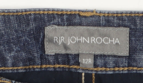 RJR John Rocha Women's Blue Bootcut Jeans Size 12