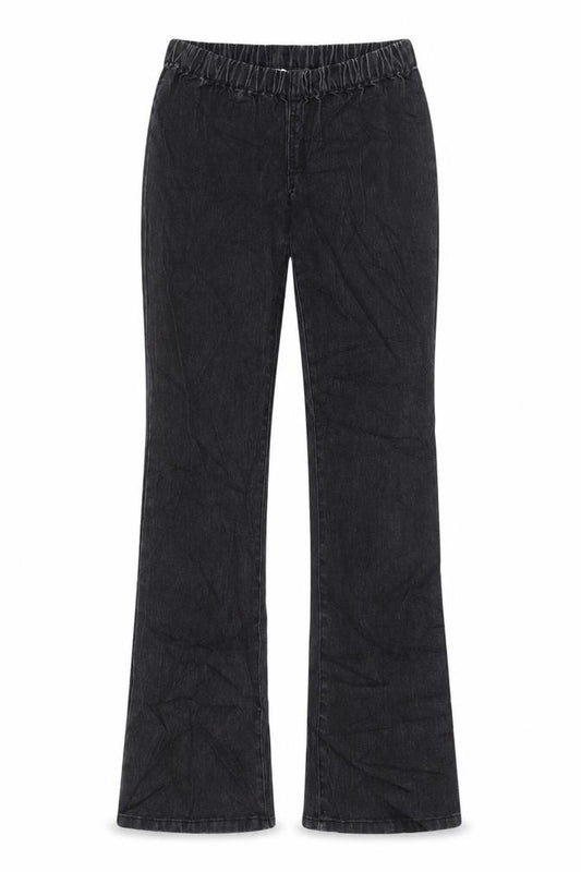 Front view of DG2 Women's Black XS Bootcut Jeans