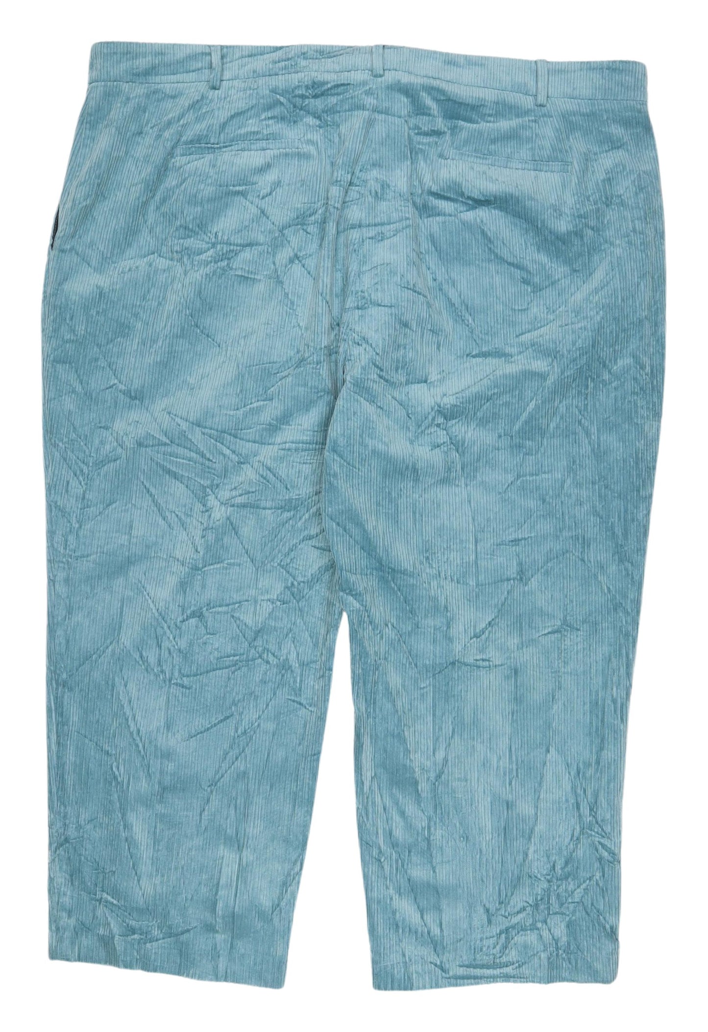 Marks and Spencer Women's Blue Corduroy Trousers Size 24