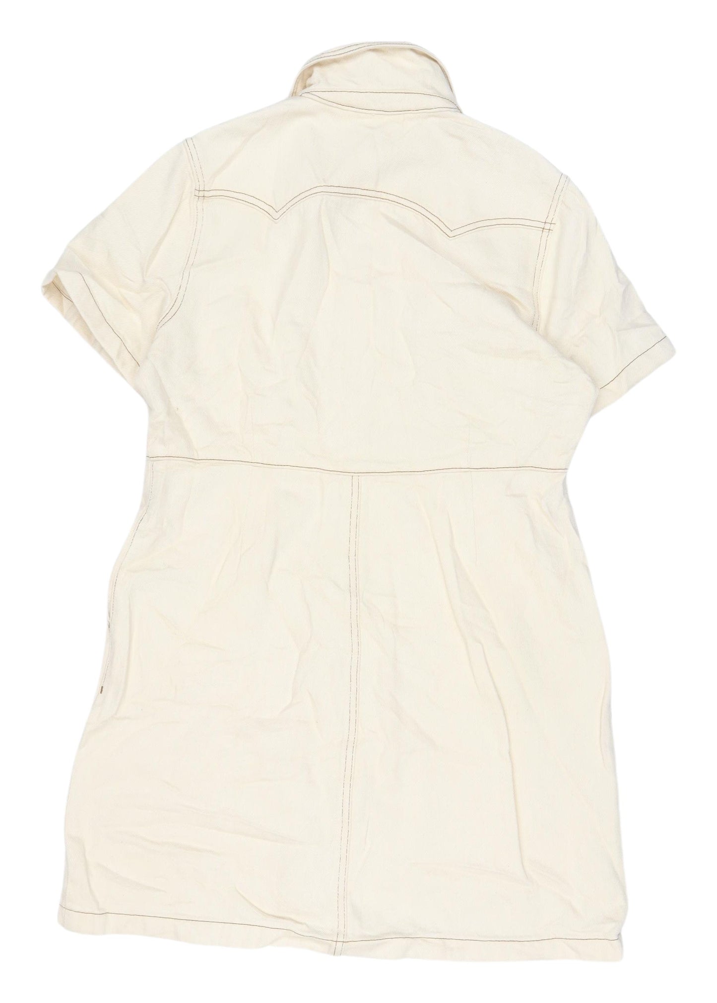 Marks and Spencer Women's Beige Shirt Dress 14